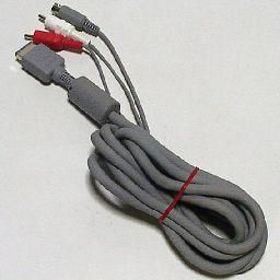 PS/PS2/PS3用 S端子ケーブル 純正 No1 グレー - 中古 ゲーム 通販