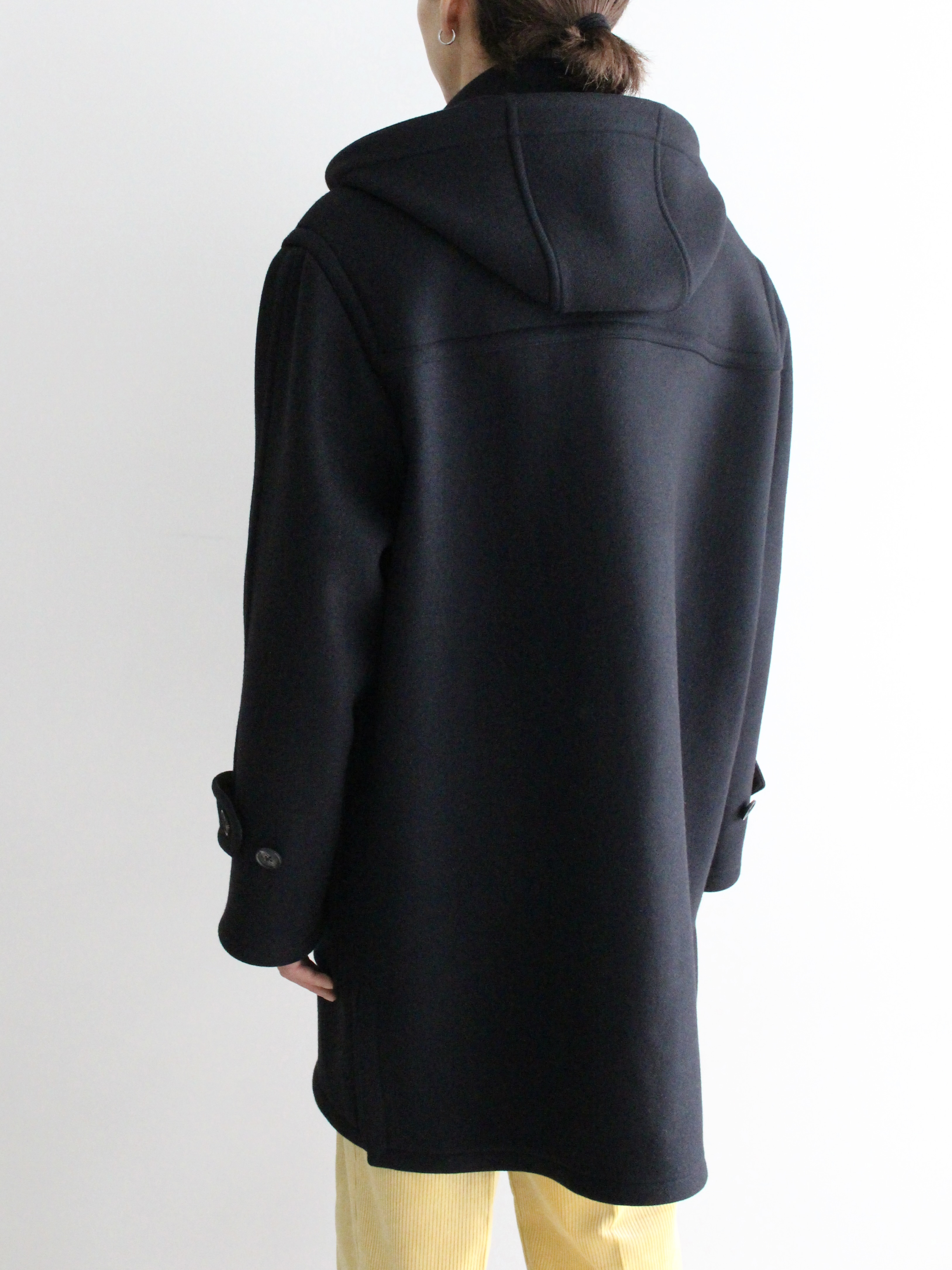 HERILL Blacksheep Duffle Coat - BLACK NAVY - PURAS