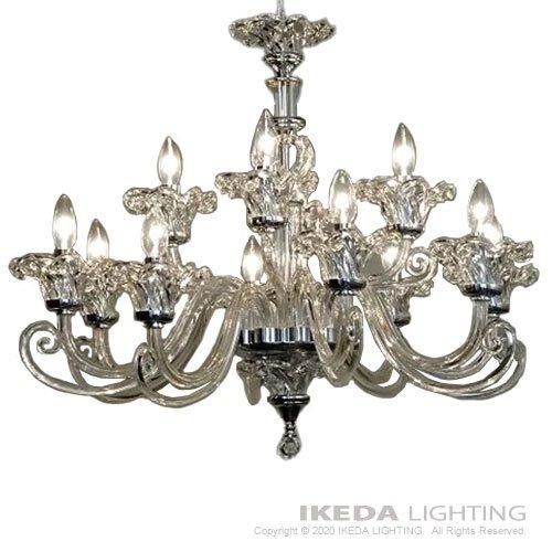 ボヘミアンクリスタル シャンデリア 12灯 | イケダセレクション