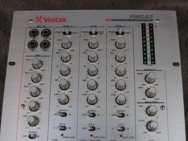 VESTAX PMC-27 ロータリーフェーダー - レギュラークラフトレコード