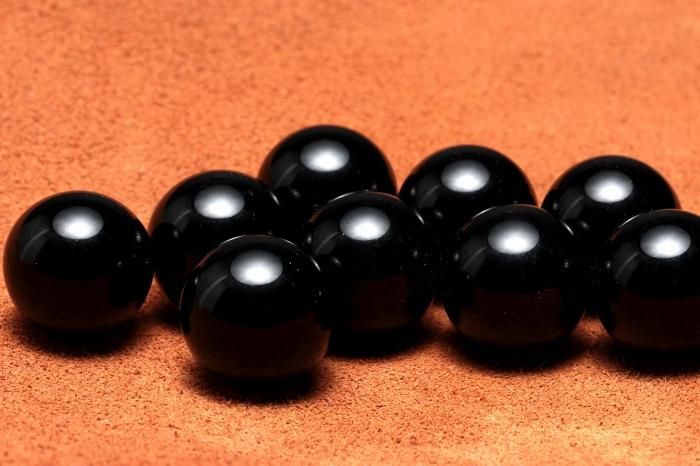 モリオン(黒水晶)丸玉【SSサイズ】MOBASS-001｜魔除け効果の