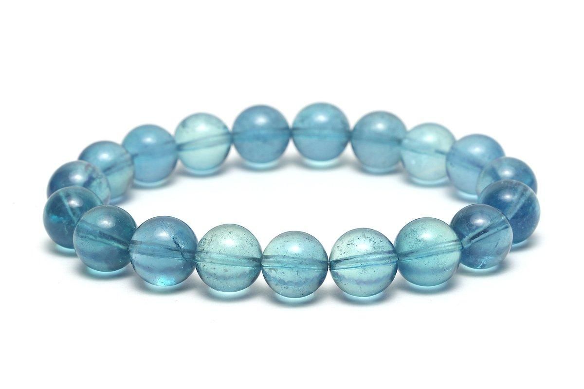 サンタマリアアクアマリンブレスレット【11mm玉】AQMBR-034
