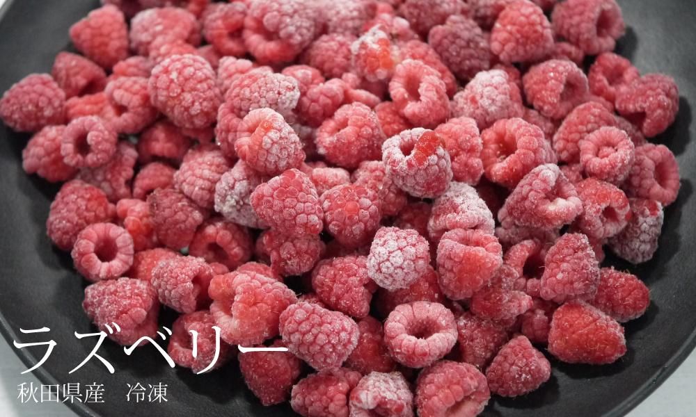 国産ラズベリー冷凍果実 秋田産