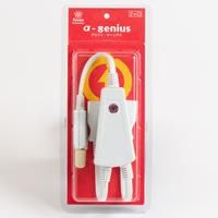 電磁波対策コンセント『α-genius[ジーニアス]』2口タイプ - イキイキ