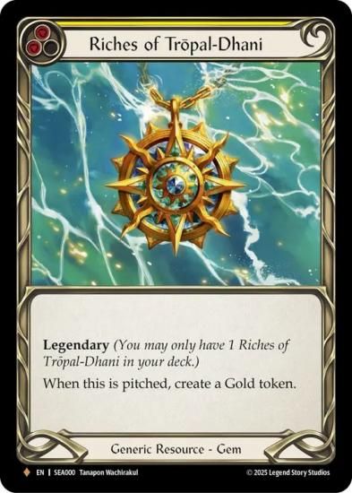 FaB Rainbow Foil トロパル＝ダニの財宝/Riches of Tr?pal-Dhani Fable