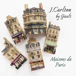 フランス直輸入！ 5点セット】ジオラマ ミニチュア パリのミニチュア