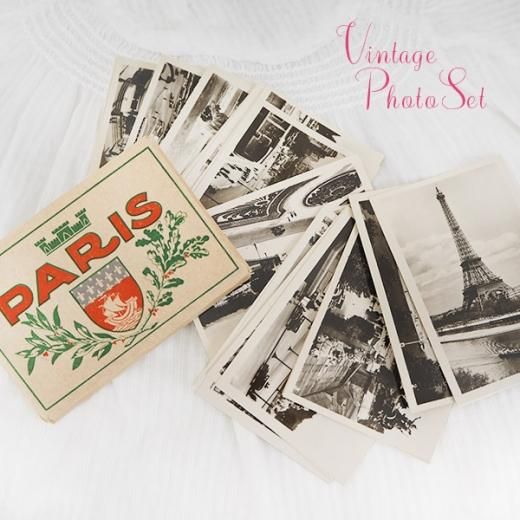 フランス アンティーク スーベニア フォトカードセット CAP（パリの