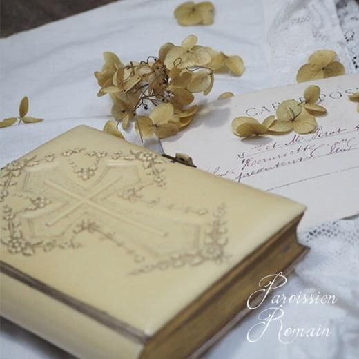 送料無料】フランス アンティーク 聖書 1892年製 【Paroissien romain