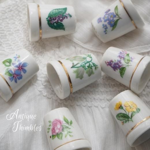 ドイツ アンティーク シンブルラック・シンブル15個セット