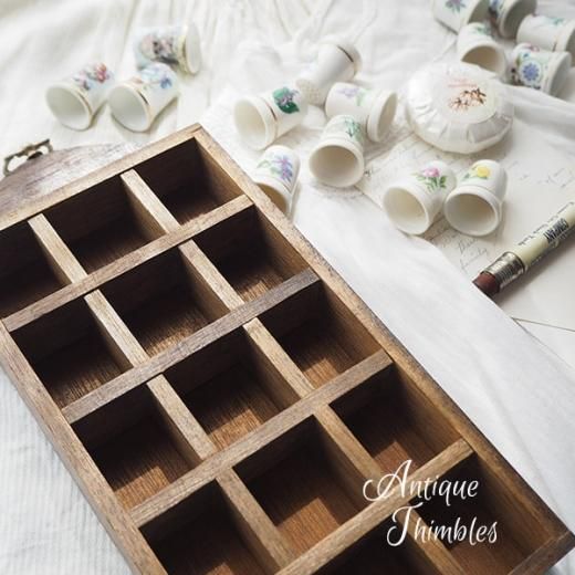 ドイツ アンティーク シンブルラック・シンブル15個セット