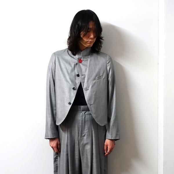 SHINYAKOZUKA(シンヤコヅカ)/ANTIQUE JACKET WITH NO PRINT/GREY 通販