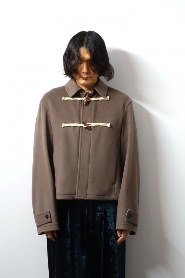 SHINYAKOZUKA(シンヤコズカ)/DUFFLE JK WITH NO BIJOU/MOCHA 通販