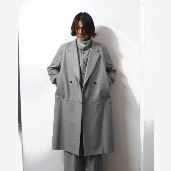 ETHOSENS(エトセンス)/Flannel 3way coat/Light gray 通販 取り扱い