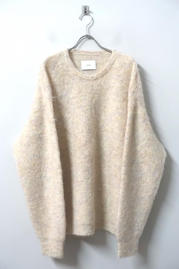 ssstein(シュタイン)/KID MOHAIR KNIT CREW NECK LS/MIX WHITE 通販