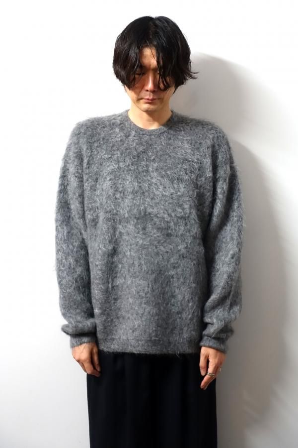 ssstein(シュタイン)/KID MOHAIR KNIT CREW NECK LS/GREY 通販