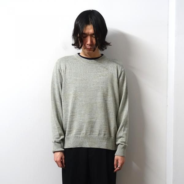 URU（ウル）CREW NECK KNIT SAX 通販｜CONCRETE RIVER