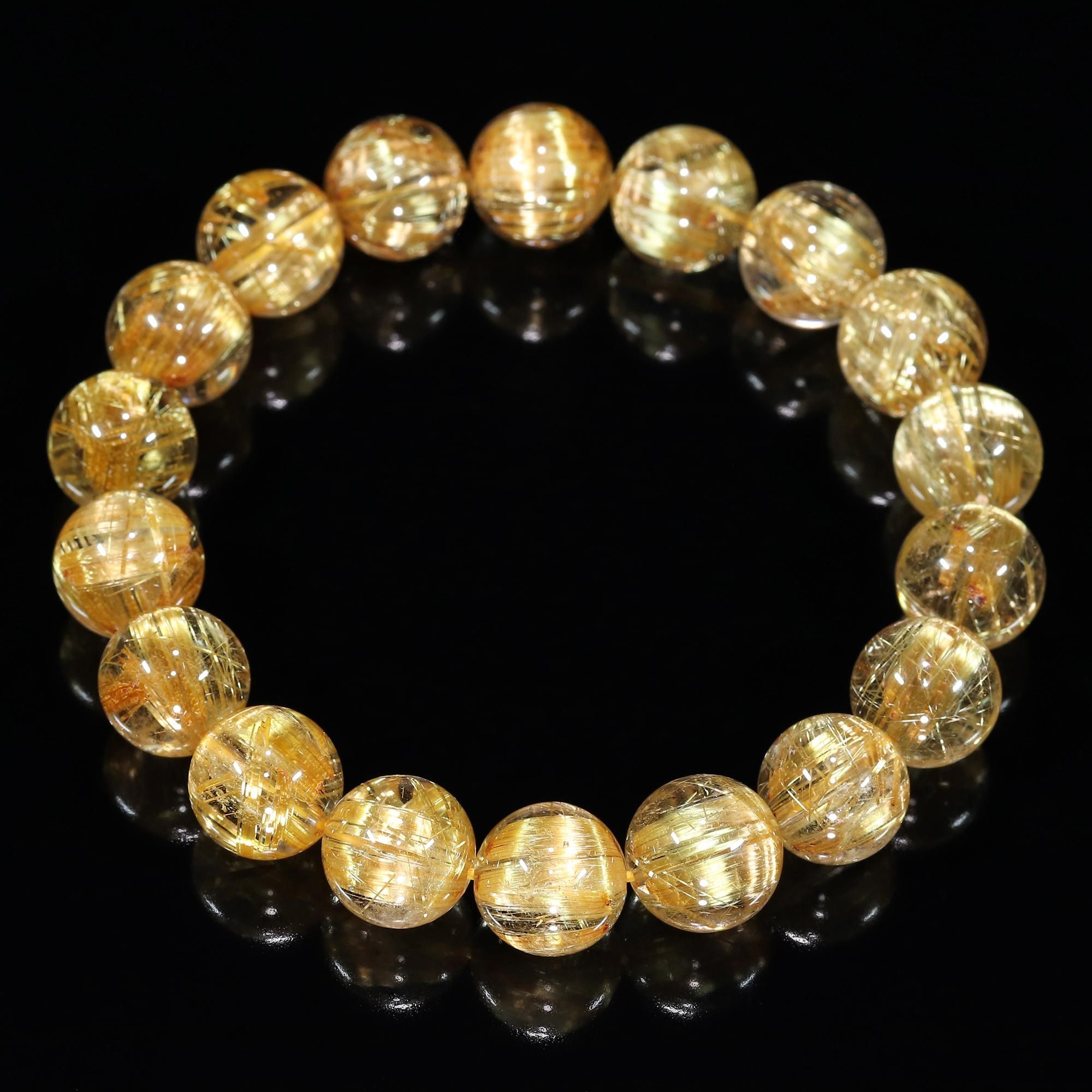 最高品質/腕周り大きめで作製】タイチンイエローゴールドルチル