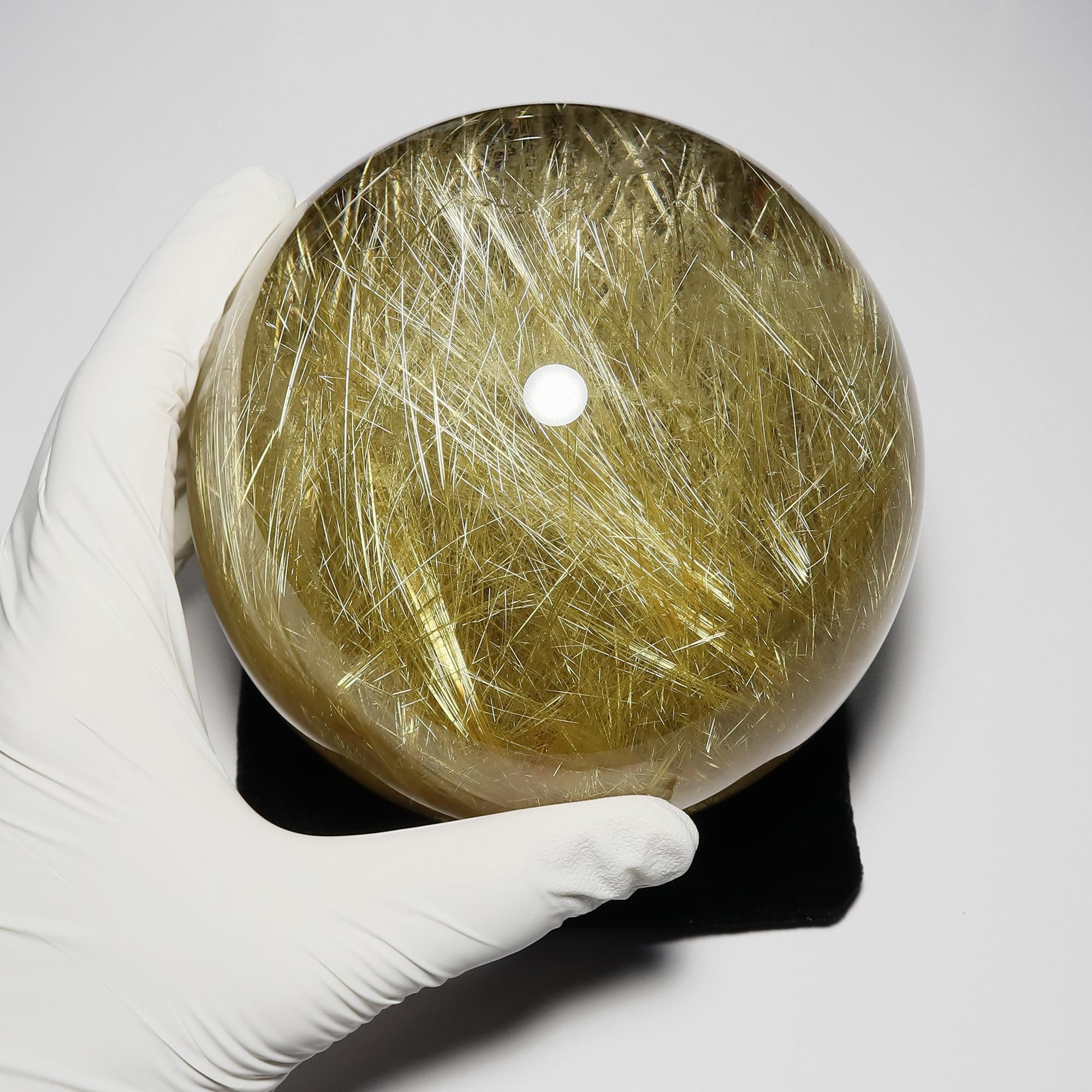 最高峰/歴代最大サイズ】プレミアム タイチンゴールドルチルクォーツ