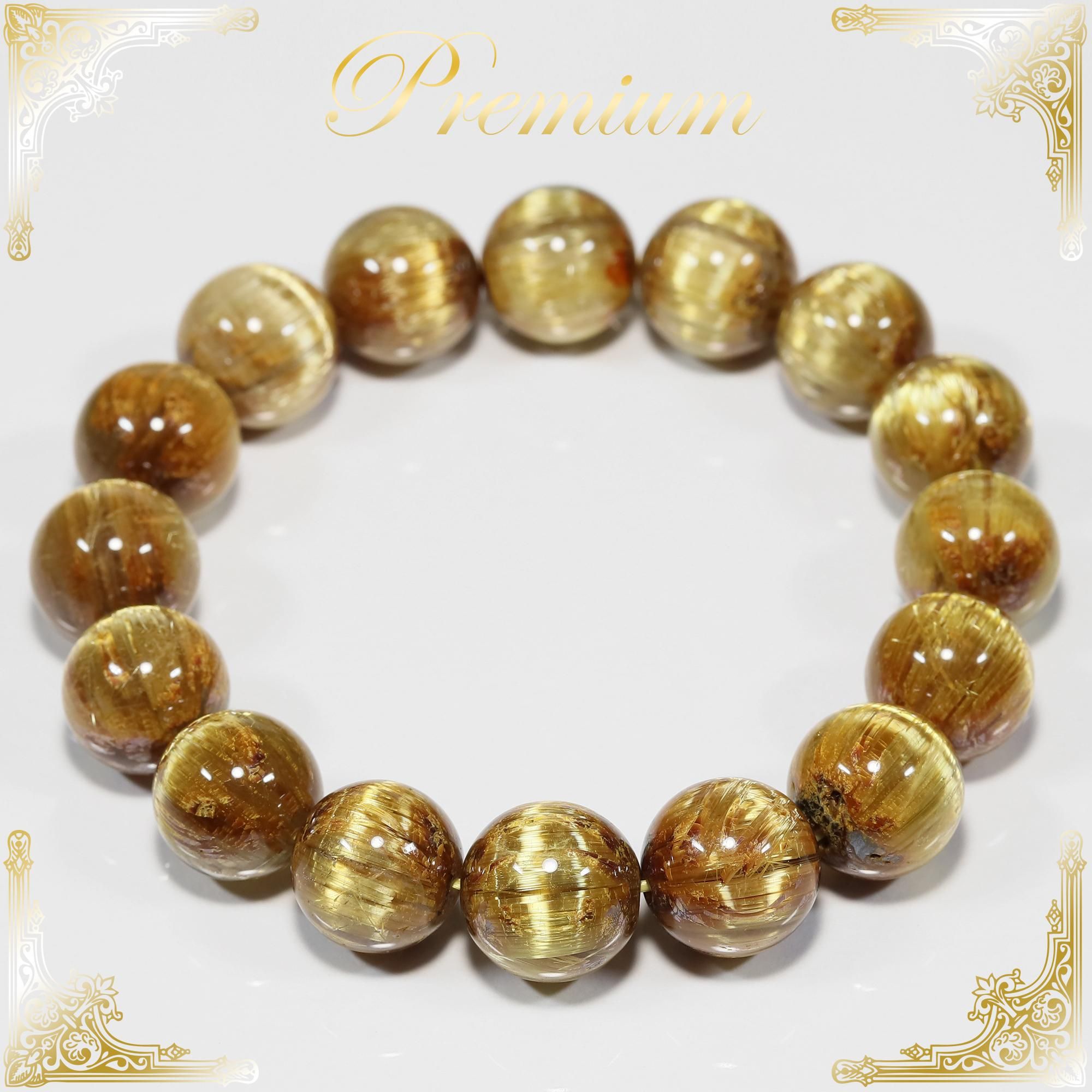 最高級ランクルチルクォーツ「プレミアムフォーチュネイトルチル」