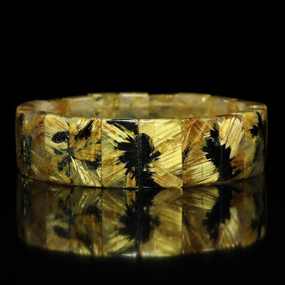 バングル-太陽放射ルチルクォーツ - ルチルクォーツ専門店【フォーチュ