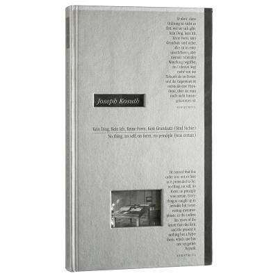 ジョセフ・コスース【No Thing, No Self, No Form, No Principle (Was