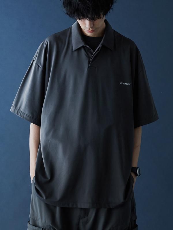 GOOPiMADE - “GNV-07“ Soft Box Polo Shirt - SHINKIROU1.0