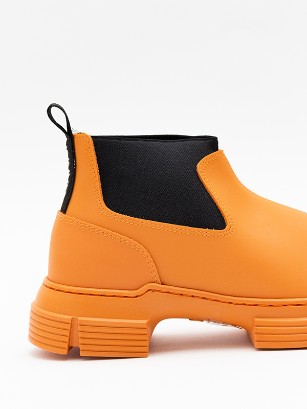 Recycled rubber crop city boot-リサイクルラバークロップシティー