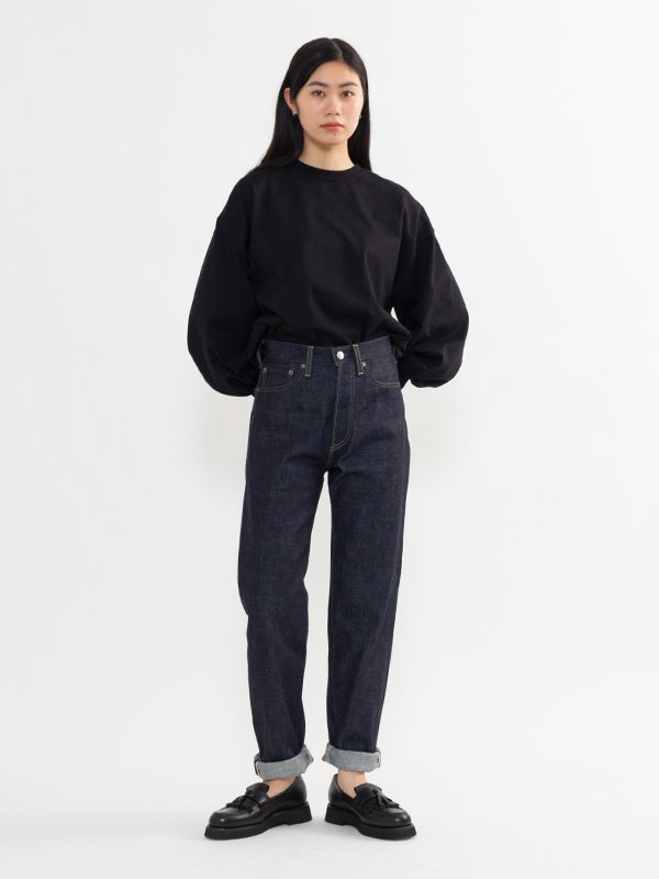 CLASSIC STRAIGHT JEANS-クラシックストレートジーンズ-HYKE（ハイク