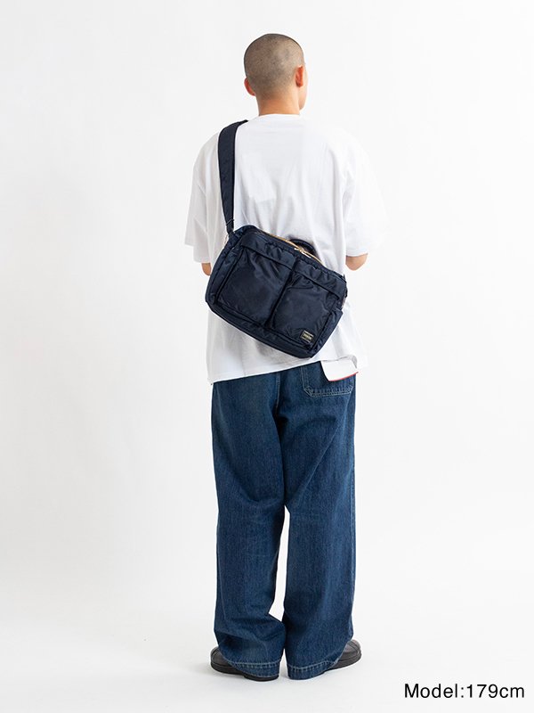 TANKER SLING BAG W zip(XL)-タンカースリングバッグダブルジップXL