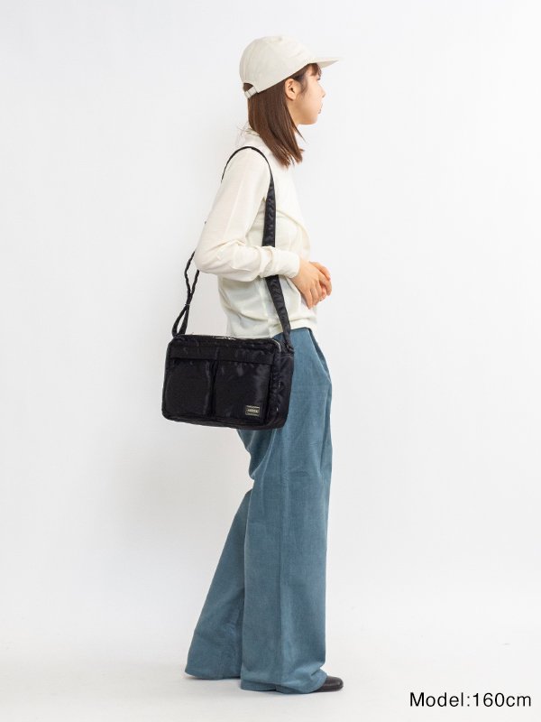 TANKER SLING BAG W zip(L)-タンカースリングバッグダブルジップ(L