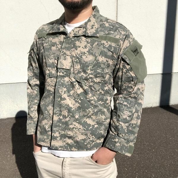 実物/米軍/ACU/デジカモ/迷彩ジャケット【XS-XS】ミリタリージャケット