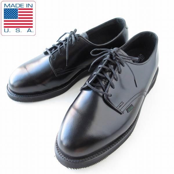 新品 USA製 ソログッド USPS プレーントゥ ポストマンシューズ 黒9.5XW