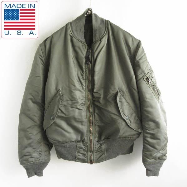 80's USA製 実物 米軍 USAF MA-1 J-8279E フライトジャケット S