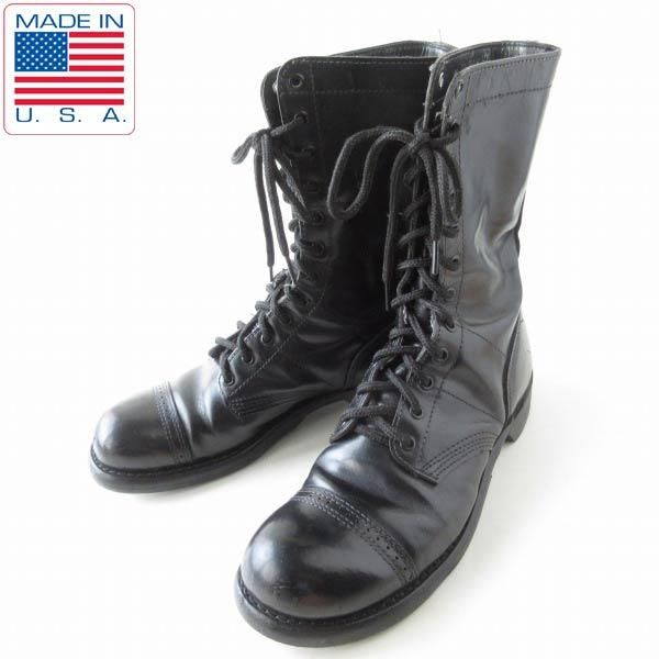 USA製 米軍 CORCORAN コーコラン 12ホール ジャンプブーツ 黒 26.5cm