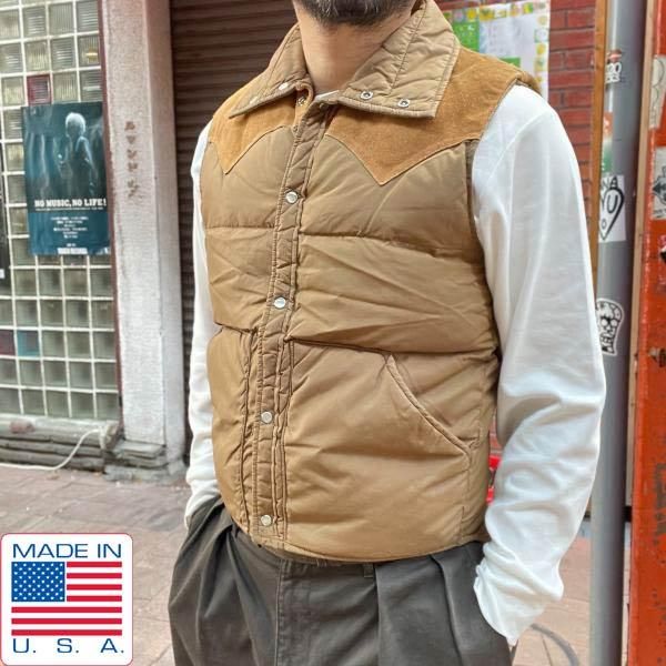 70s USA製 Woolrich ダウンベスト | ビンテージ - 札幌 ビンテージ