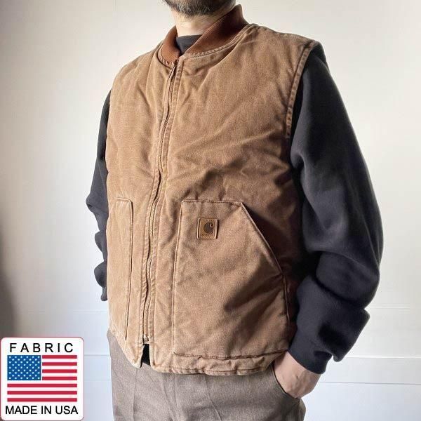 カーハート V02 BRN ダックベスト | XL-R 茶系 - 札幌 ビンテージ 古着