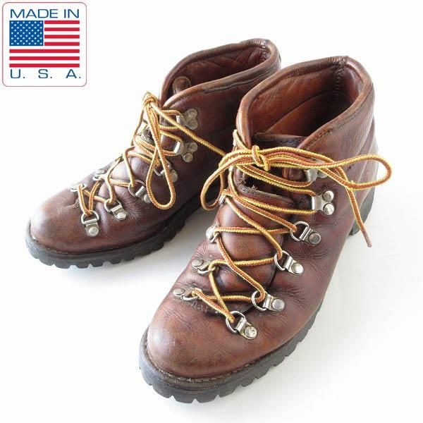 70s-80s USA製 Danner ダナー マウンテントレイル 茶系 24cm