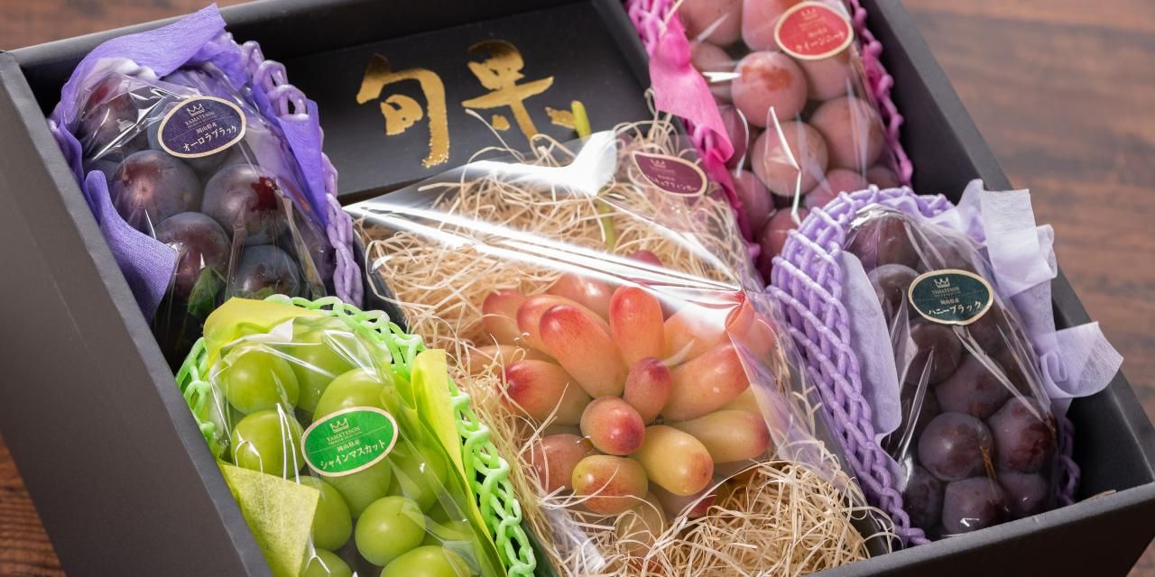 岡山ぶどうアソートギフト Bouquetブーケ5種詰合せ｜岡山名物通販 山手村