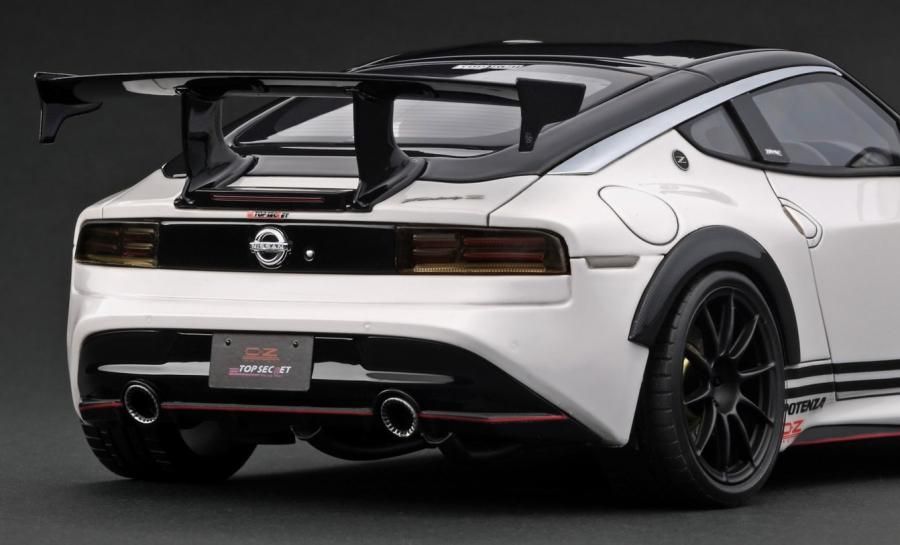 IG3381 1/18 TOP SECRET Fairlady Z (RZ34) White - ig-model