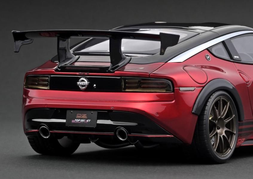 IG3387 1/18 TOP SECRET Fairlady Z (RZ34) Red Metallic - ig-model