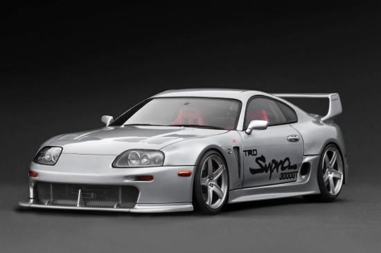 IG3600 1/18 Toyota Supra (A80) TRD 3000GT Silver - ig-model