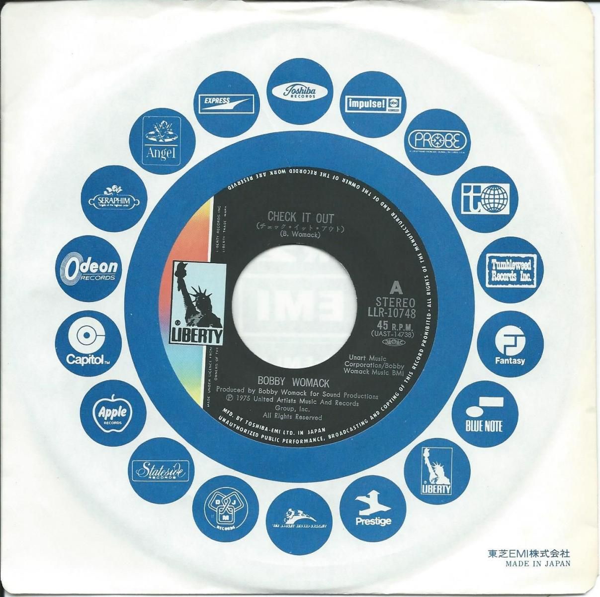 ボビー・ウーマック BOBBY WOMACK / チェック・イット・アウト CHECK