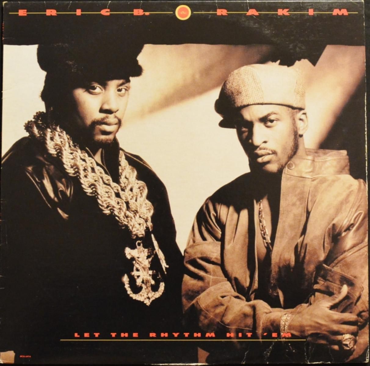 ERIC B. & RAKIM ‎/ LET THE RHYTHM HIT 'EM (1LP) - HIP TANK RECORDS