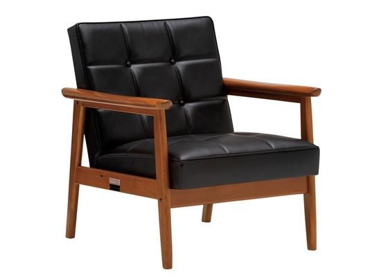 カリモク60 Kチェア1シーターコールブラック | Plain Table