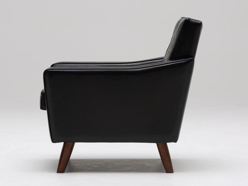 カリモク60 ロビーチェア1シータースタンダードブラック | Plain Table