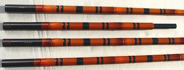 6尺から21尺まで！凱カーボン竿掛け シン・別作段巻2本物（4本継