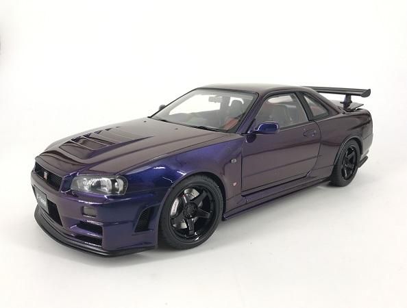 オートアート製 1/18 ニスモ R34 GT-R Z-tune（ミッドナイトパープルⅢ