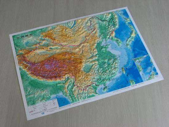 中国地形 立体地図 中国地形 立体地図 【公式通販】