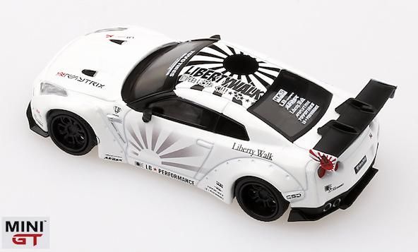 1/64スケール MINI GT LB☆WORKS Nissan GT-R R35 Type 1,リアウイング