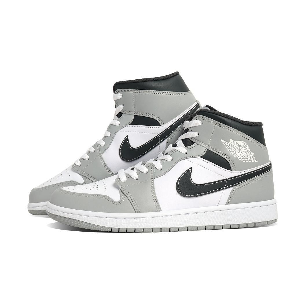 NIKE AIR JORDAN 1 MID “LIGHT SMOKE GREY/WHITE” ナイキ エア
